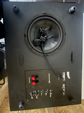 Monoprice SSW8 8in 100W Slim Powered Subwoofer P/N 33829