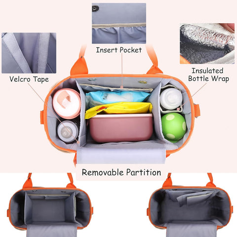 Diaper Bag Tote-Diaper Baby Bags,Waterproof Large Mommy Bag Maternity Bag For Hospital And Weekender Travel