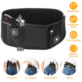 1Pc Belly Band Gun Holster Adjustable Waist Carry Tactical Pistol Pouch Breathable Neoprene Gun Belt Bag